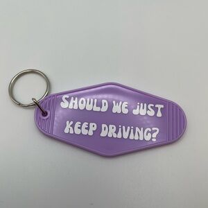 Harry Styles Lyrics Purple Keychain